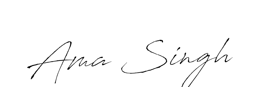 Make a beautiful signature design for name Ama Singh. Use this online signature maker to create a handwritten signature for free. Ama Singh signature style 6 images and pictures png